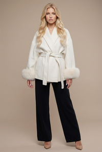 Cordelia Wrap Jacket - White