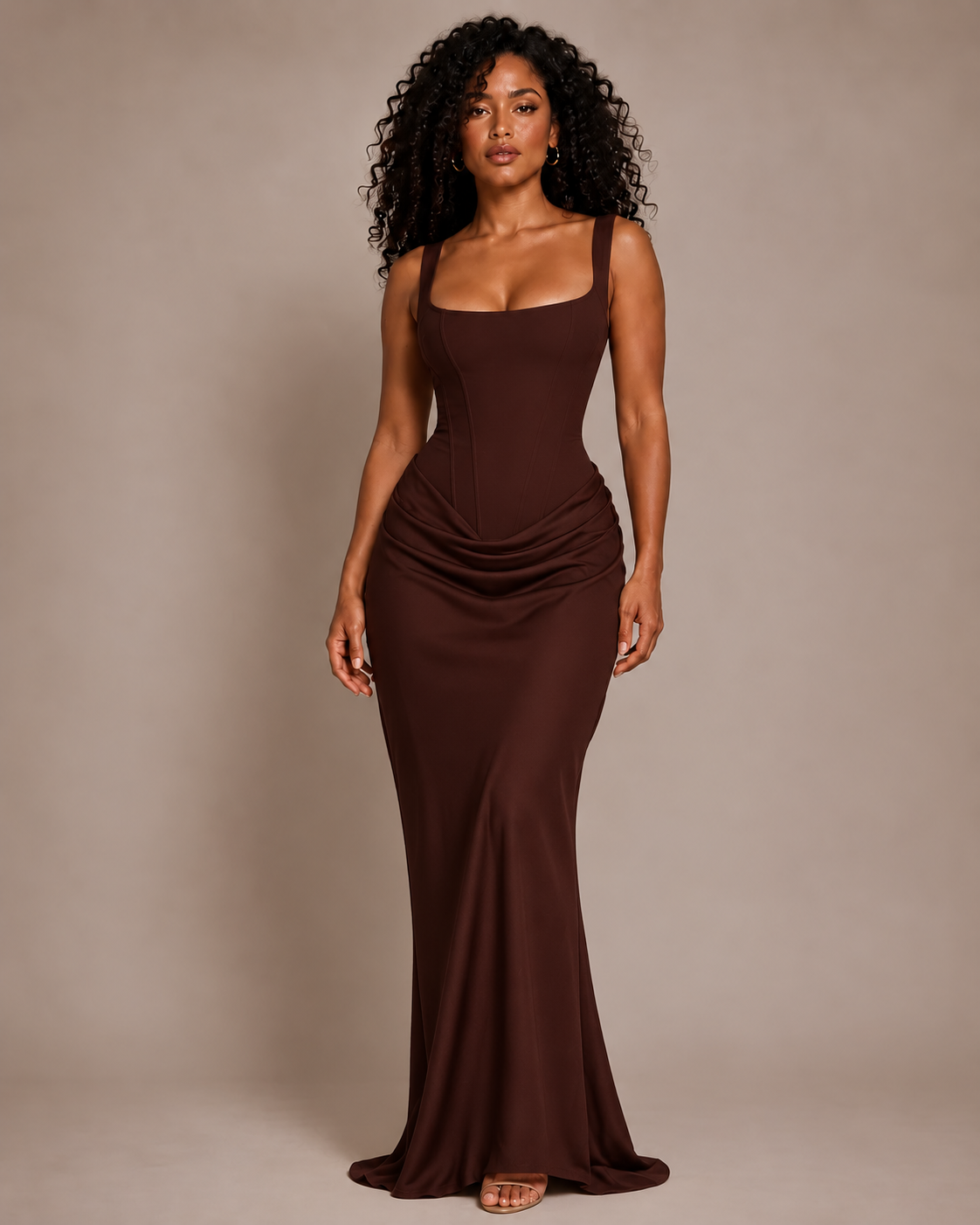 Cornelia Corset Maxi Dress
