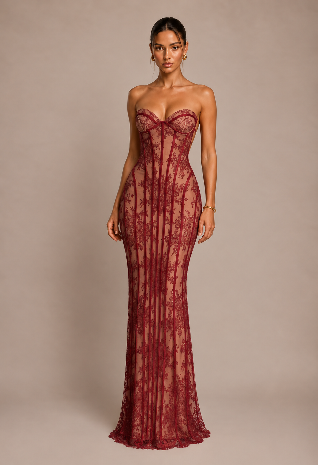 Victoria Lace Maxi Dress