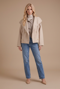 Beatrice Wool Peacoat - Beige