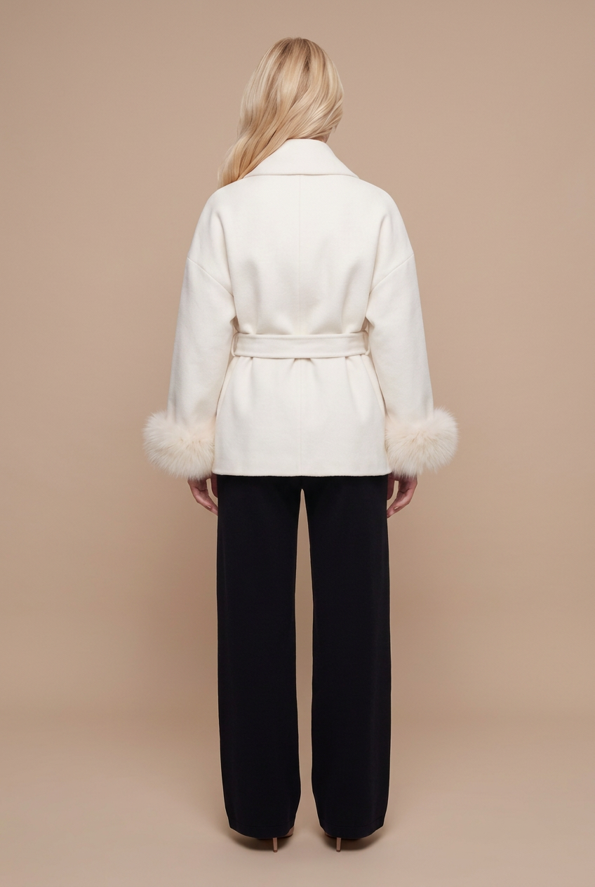 Cordelia Wrap Jacket - White